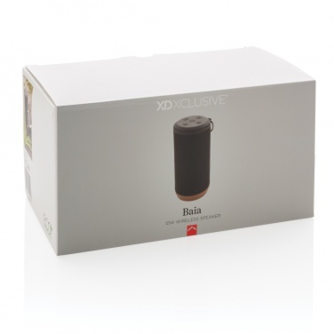 Logo trade promotional item photo of: Baia 10W wireless speaker, cork
