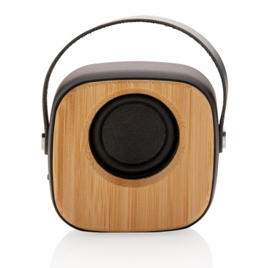 Logo trade business gift photo of: Bamboo 3W Wireless Fashion Speaker