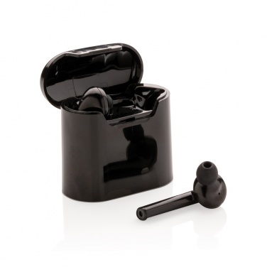 Logo trade promotional item photo of: Liberty wireless earbuds in charging case