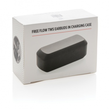 Logotrade promotional gift picture of: Free Flow TWS earbuds in charging case