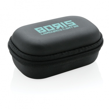 Logo trade promotional giveaways picture of: TWS sport earbuds in charging case