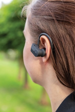 Logo trade promotional giveaways picture of: TWS sport earbuds in charging case