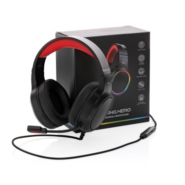 Logo trade promotional giveaways image of: RGB gaming headset