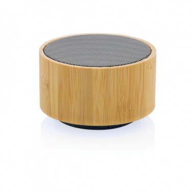 Logotrade promotional item image of: RCS recycled plastic and bamboo 3W wireless speaker
