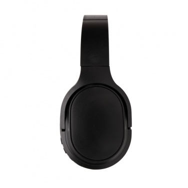 Logo trade promotional products image of: RCS recycled plastic Elite Foldable wireless headphone