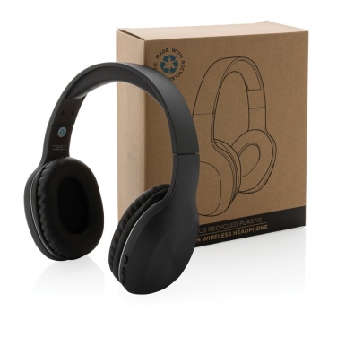 Logotrade promotional giveaway image of: RCS recycled plastic JAM wireless headphone