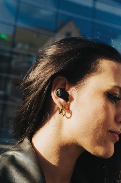 Logotrade advertising products photo of: Urban Vitamin Palm Springs RCS rplastic ENC earbuds