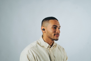 Logo trade promotional items image of: Urban Vitamin Palm Springs RCS rplastic ENC earbuds