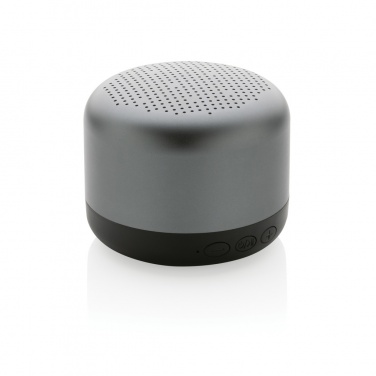 Logo trade promotional merchandise photo of: Terra RCS recycled aluminium 5W wireless speaker