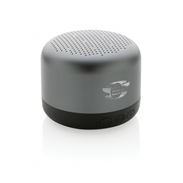 Logo trade corporate gifts picture of: Terra RCS recycled aluminium 5W wireless speaker