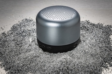 Logo trade promotional merchandise picture of: Terra RCS recycled aluminium 5W wireless speaker