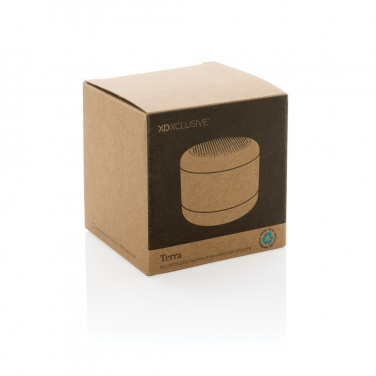 Logotrade promotional merchandise picture of: Terra RCS recycled aluminium 5W wireless speaker