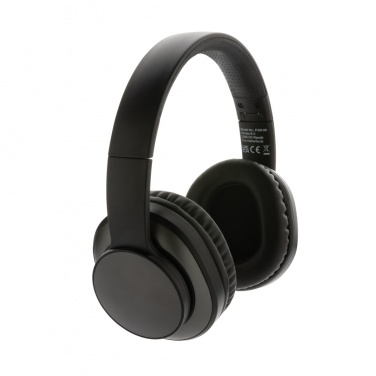 Logo trade corporate gifts image of: Terra RCS recycled aluminium wireless headphone