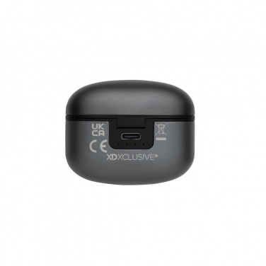 Logo trade promotional products image of: Terra RCS recycled aluminium wireless earbuds