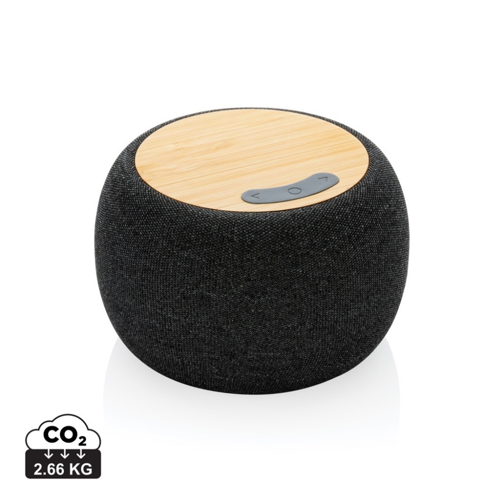 Logotrade promotional merchandise photo of: RCS Rplastic/PET and bamboo 5W speaker