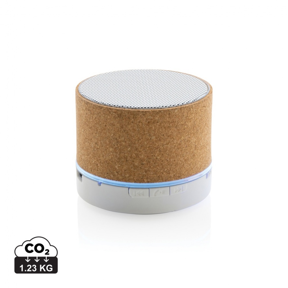 Logotrade promotional giveaway picture of: Cork 3W wireless speaker
