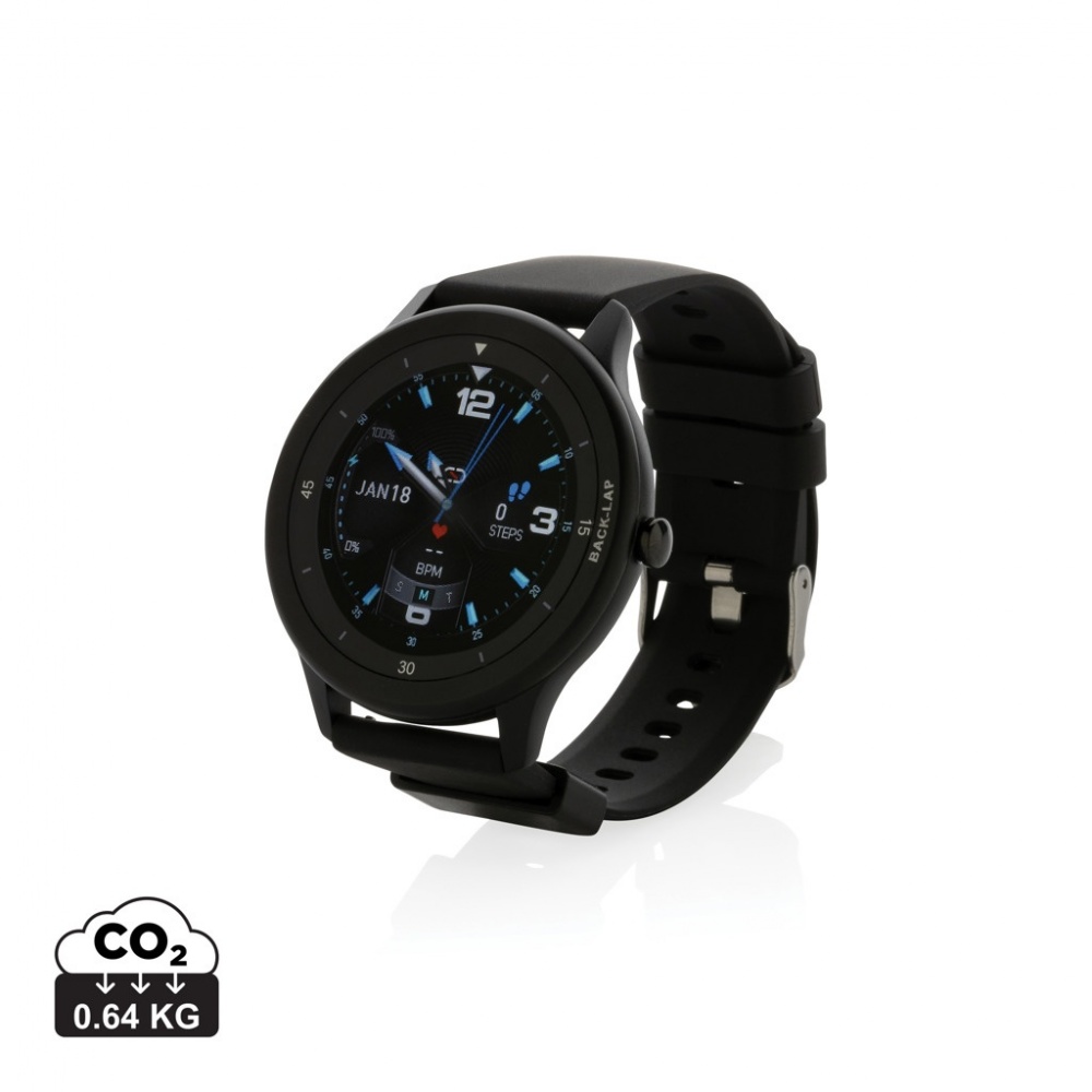 Logo trade business gifts image of: Swiss Peak RCS recycled TPU Watch