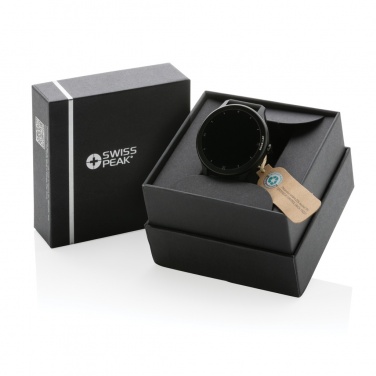 Logo trade promotional merchandise photo of: Swiss Peak RCS recycled TPU Watch