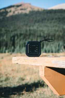 Logotrade promotional gift picture of: 3W RCS recycled plastic wireless sunwave solar speaker