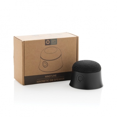 Logotrade promotional gift picture of: Magtune RCS recycled plastic magnetic 5W speaker