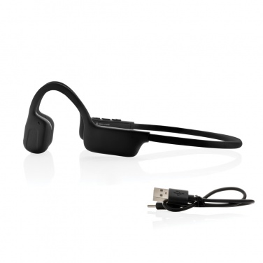Logo trade promotional products image of: Urban Vitamin Glendale RCS rplastic air conductive headphone