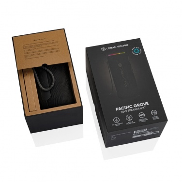 Logo trade promotional products picture of: Urban Vitamin Pacific Grove RCS rplastic 30W speaker IPX7