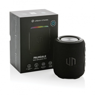 Logo trade promotional gift photo of: Urban Vitamin Palmdale RCS rplastic 16W speaker IPX7
