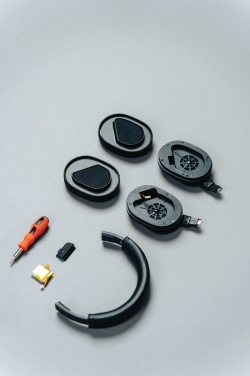 Logotrade promotional giveaways photo of: Irvine RCS recycled and repairable ANC wireless headphone