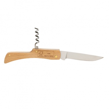 Logotrade promotional giveaways photo of: Wooden knife with bottle opener