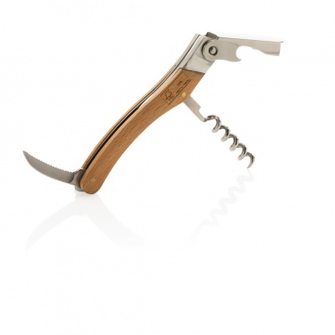 Logo trade advertising products picture of: Wooden Corkscrew