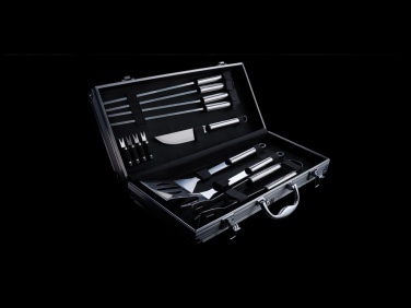 Logotrade advertising product picture of: 12 pcs barbecue set in aluminium box