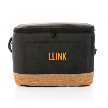 Logo trade promotional items image of: Impact AWARE™ XL RPET two tone cooler bag with cork detail