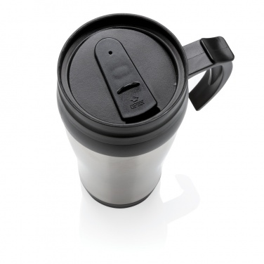 Logo trade promotional giveaways image of: Stainless steel mug