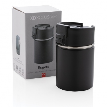 Logo trade promotional item photo of: Bogota compact vacuum mug with ceramic coating