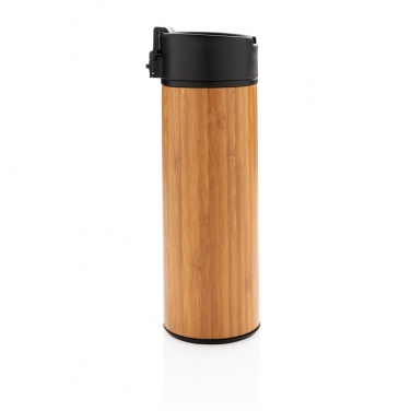 Logo trade advertising products image of: Bogota vacuum bamboo coffee mug