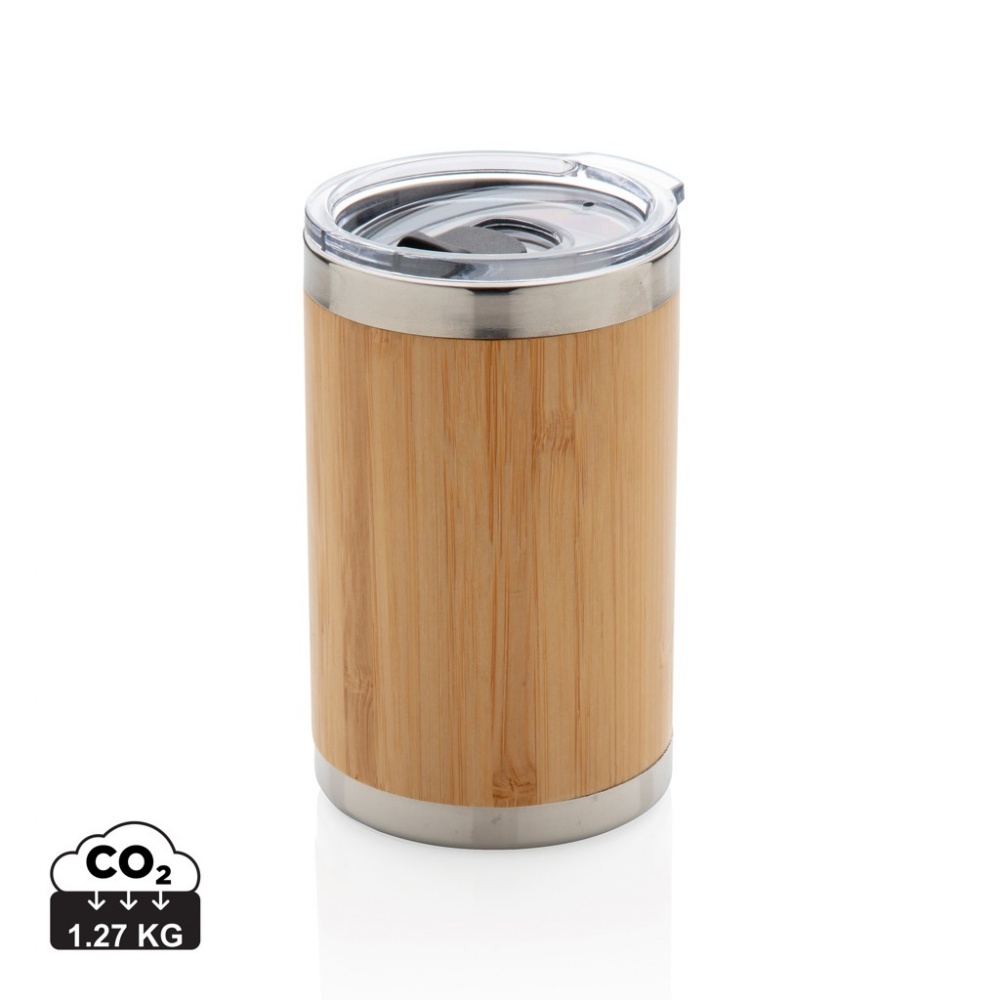 Logo trade corporate gifts picture of: Bamboo coffee to go tumbler