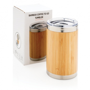 Logotrade promotional product picture of: Bamboo coffee to go tumbler