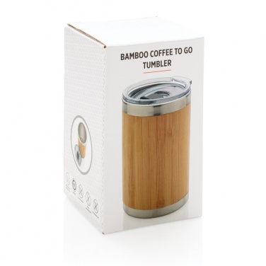 Logo trade advertising product photo of: Bamboo coffee to go tumbler