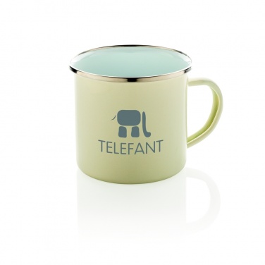 Logo trade promotional merchandise photo of: Vintage enamel mug