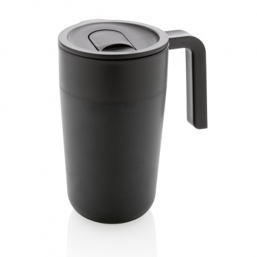 Logo trade promotional giveaways picture of: GRS Recycled PP and SS mug with handle
