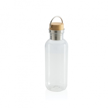 Logotrade advertising product image of: RCS RPET bottle with bamboo lid and handle