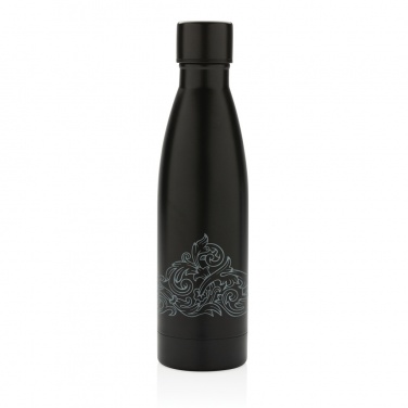 Logo trade promotional giveaways picture of: RCS Recycled stainless steel solid vacuum bottle