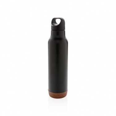 Logo trade promotional gifts image of: Cork leakproof vacuum flask