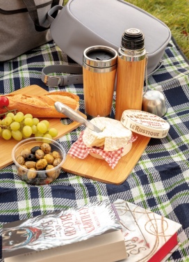 Logotrade advertising products photo of: Bamboo vacuum travel flask