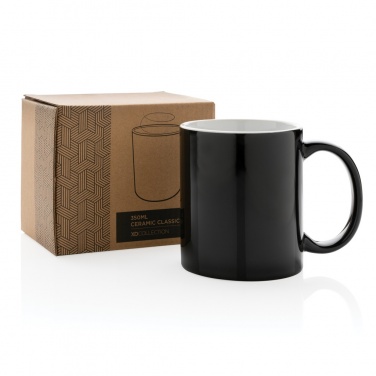 Logo trade promotional gift photo of: Ceramic classic mug 350ml