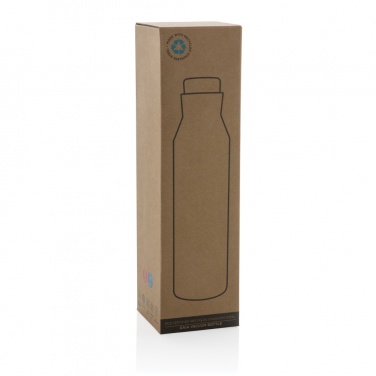 Logo trade business gift photo of: Gaia RCS certified recycled stainless steel vacuum bottle