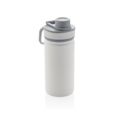Logo trade promotional items picture of: Vacuum stainless steel bottle with sports lid 550ml