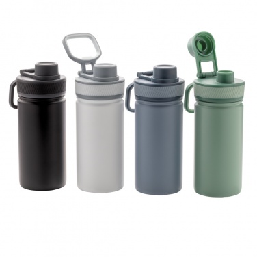 Logotrade promotional item image of: Vacuum stainless steel bottle with sports lid 550ml