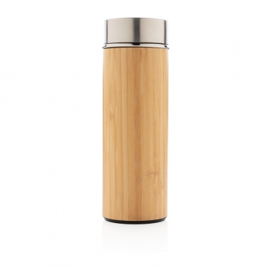 Logotrade promotional gift picture of: Leak proof bamboo vacuum bottle