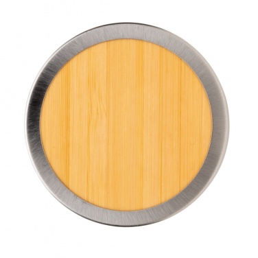 Logo trade corporate gift photo of: Leak proof bamboo vacuum bottle